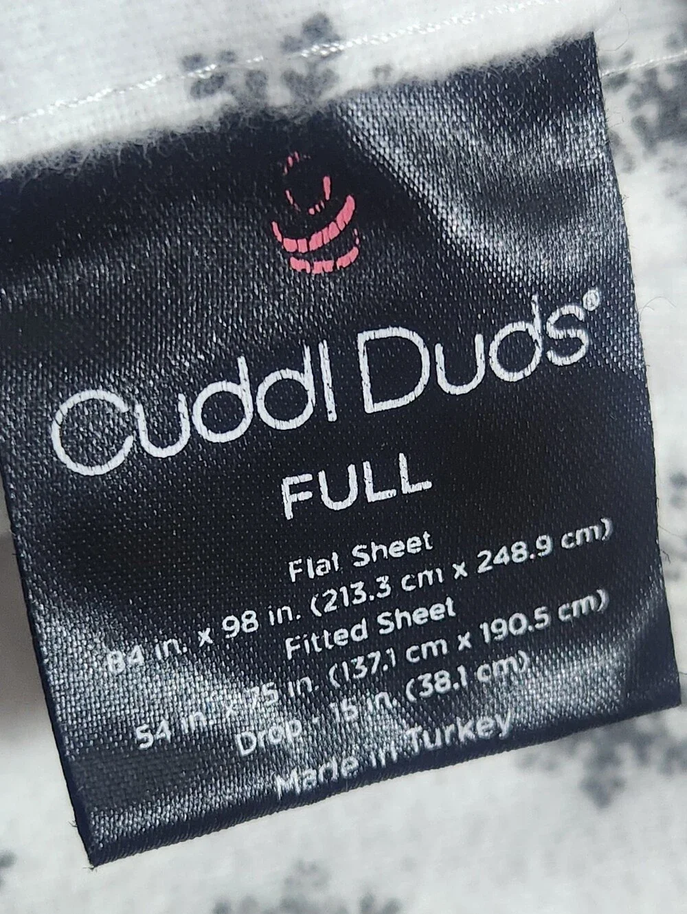 Cuddl Duds Full Size Flannel Sheet Set